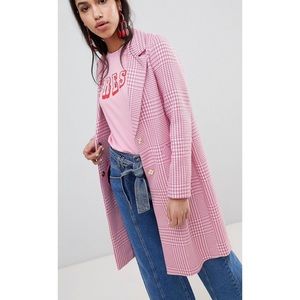 River Island Checked Coat